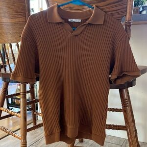 Zara Men’s Brown Polo